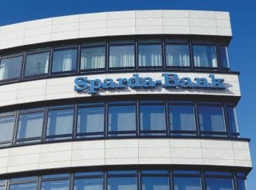 Sparda-Bank am Hauptbahnhof in Stuttgart (Vorderansicht)