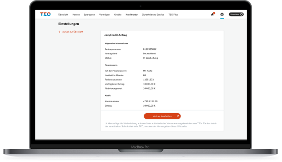 easyCredit Finanzreserve